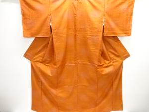 未使用品　暈し柄織出し十日町紬着物